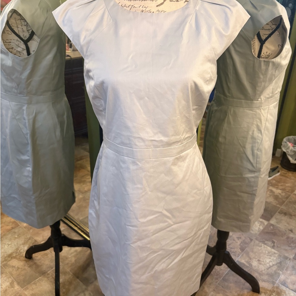 J. Crew White Cap Sleeve Mini Dress